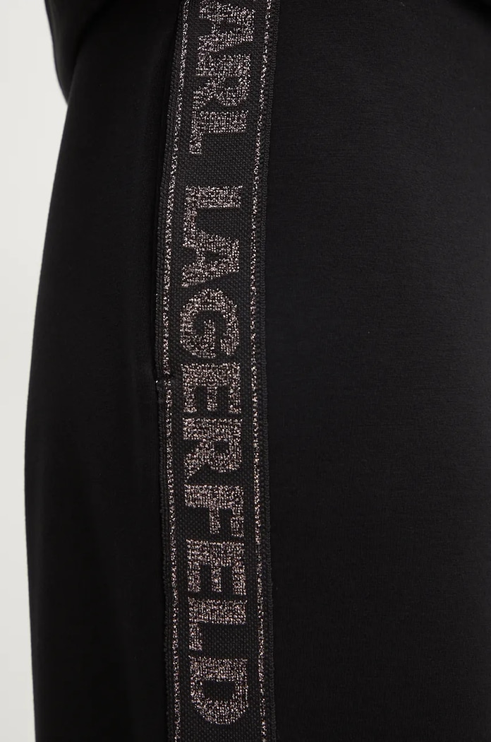 Karl Lagerfeld spodnie dresowe czarny 246W1010