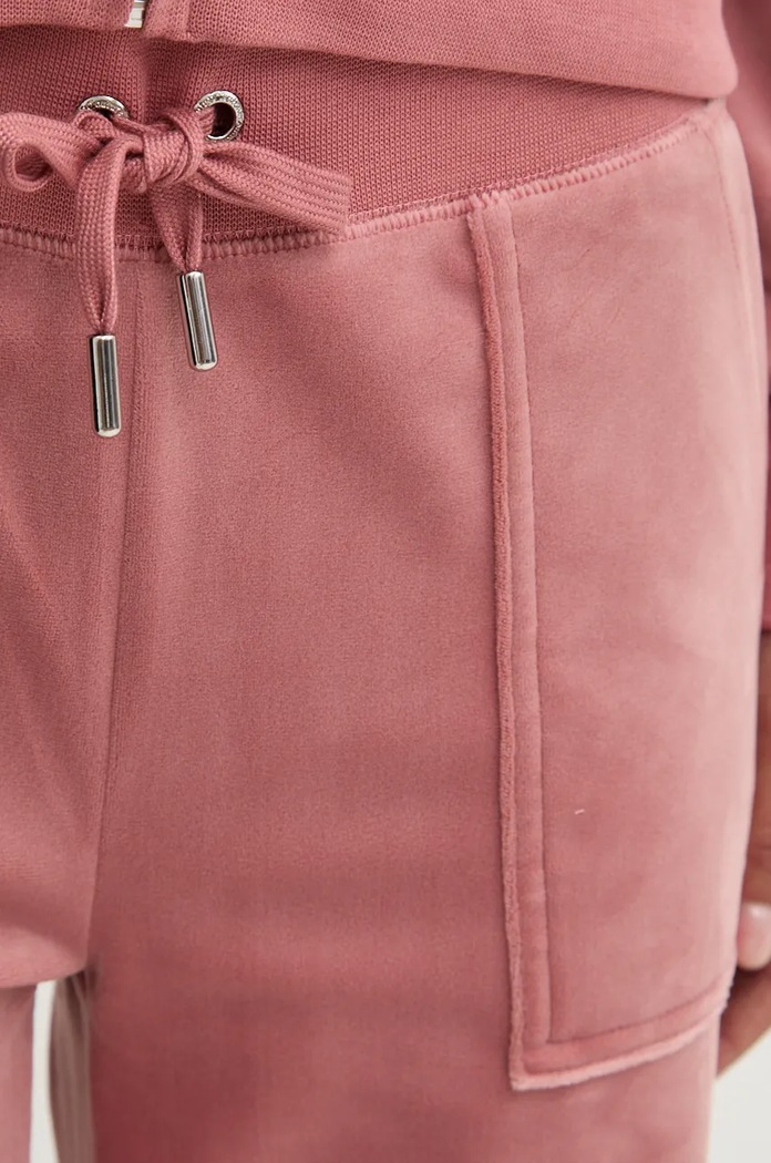 Juicy Couture spodnie dresowe DEL RAY PANT różowy JCAP180EU.697