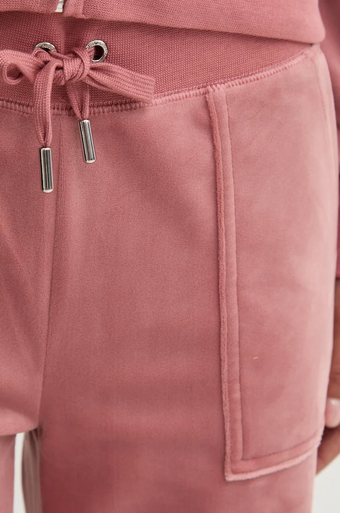 Juicy Couture spodnie dresowe DEL RAY PANT różowy JCAP180EU.697