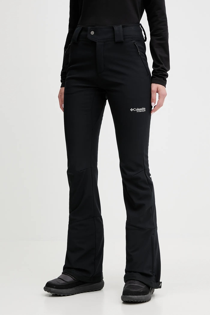 Columbia pantaloni Roffee Ridge tessuto nero 2085811
