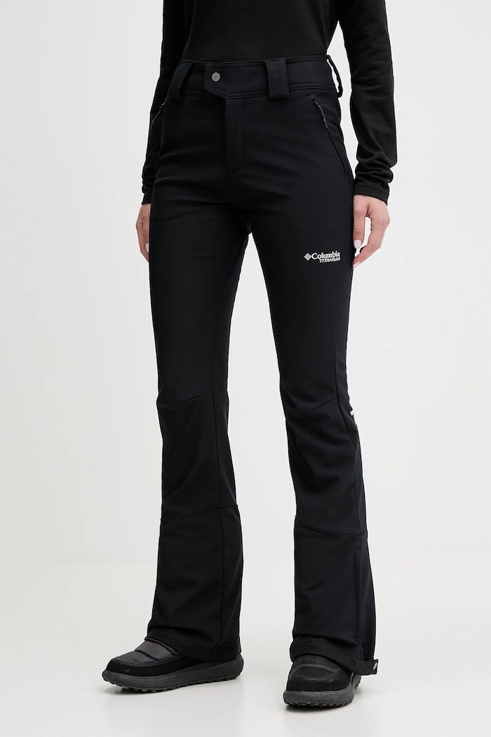 Columbia pantaloni Roffee Ridge tessuto nero 2085811
