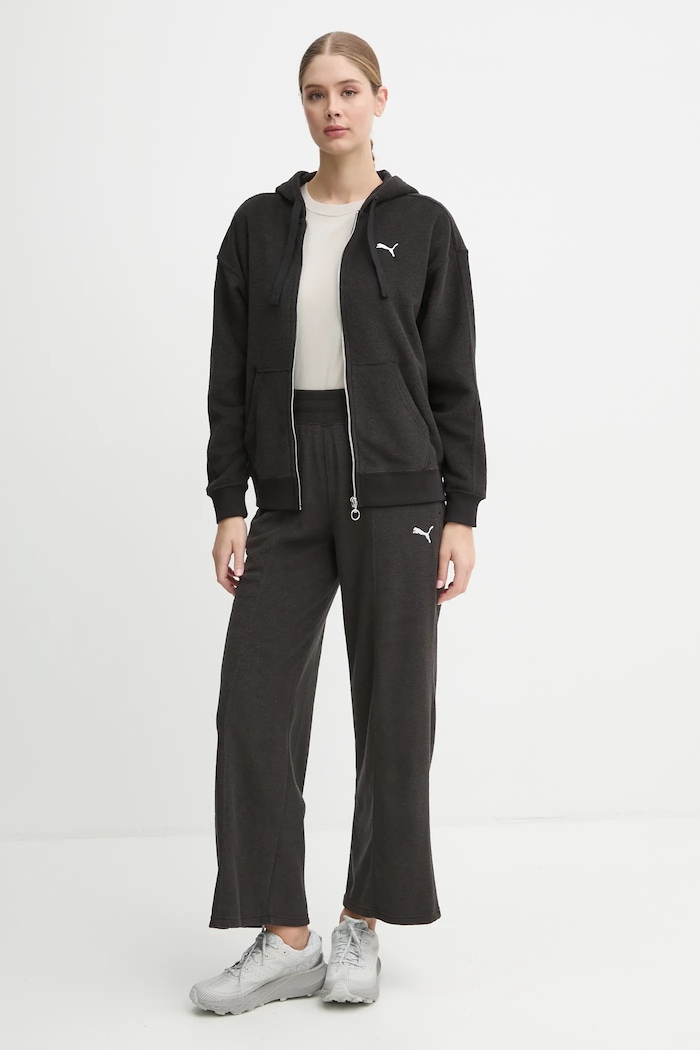 Puma Pantaloni de trening 681637 negru AW24