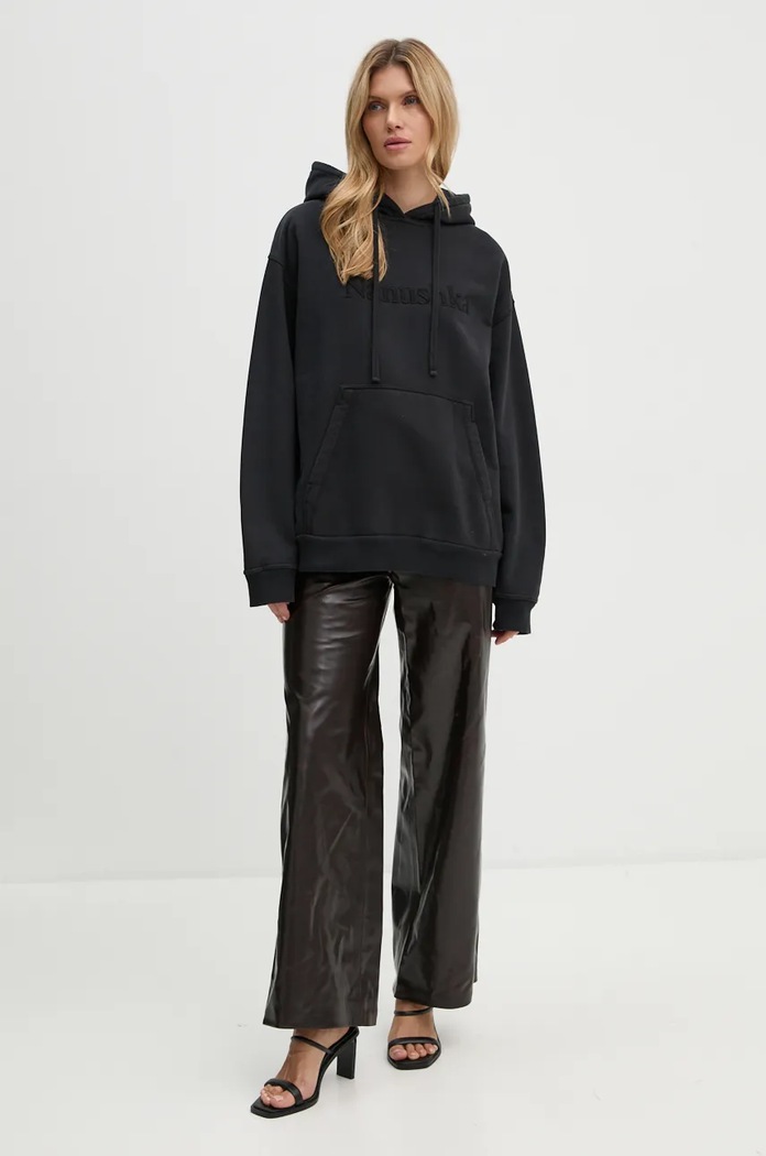 Штани Nanushka SATO NW24PFOW19271 бордо AW24