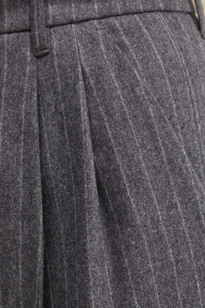 Îmbrăcăminte A.L.C. pantaloni de lana Charles 2PANT01059 gri