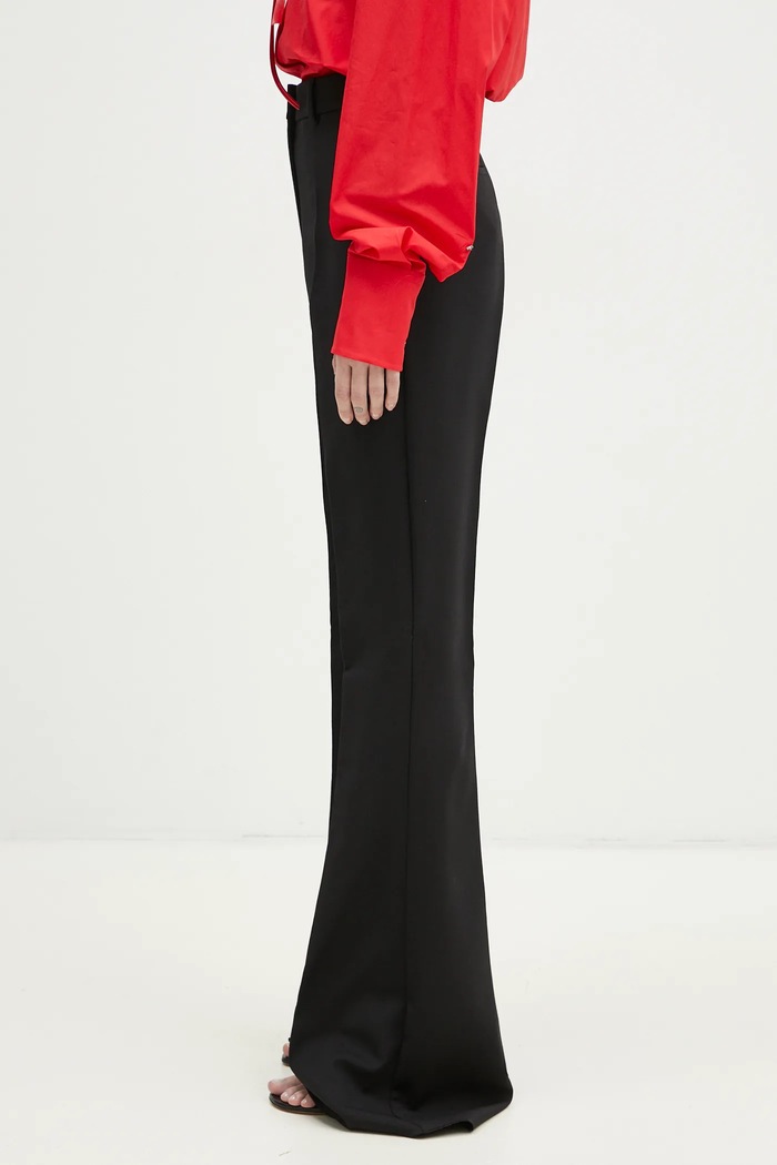 Sportmax spodnie Bice 2422136014600 czarny AW24