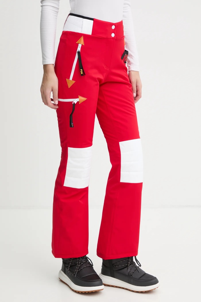 Rossignol spodnie narciarskie Pilot x JCC tkanina czerwony RLNWP08