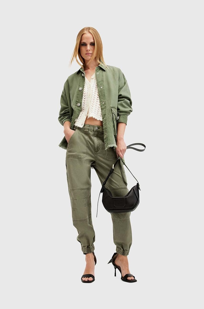 Bavlněné kalhoty AllSaints FLORENCE JOGGER W017TB