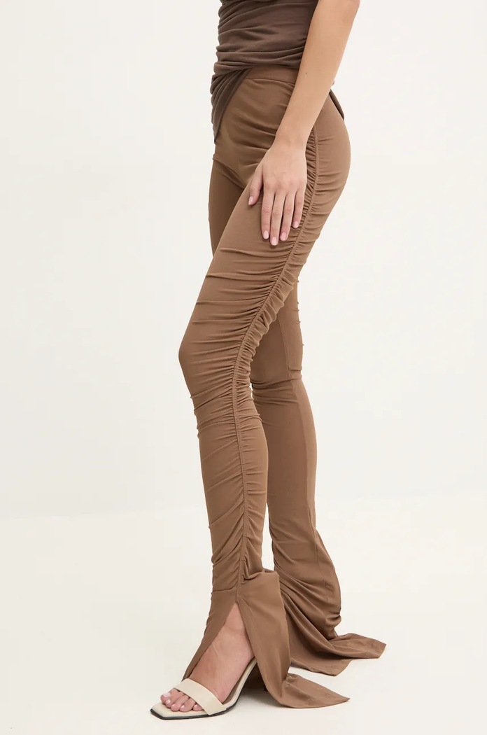 Rick Owens Lilies pantaloni tricotaj maro LI02D5335CVI