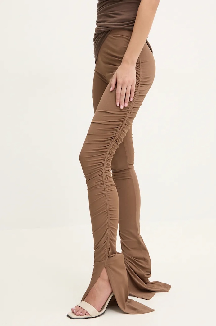 Rick Owens Lilies pantaloni tricotaj maro LI02D5335CVI