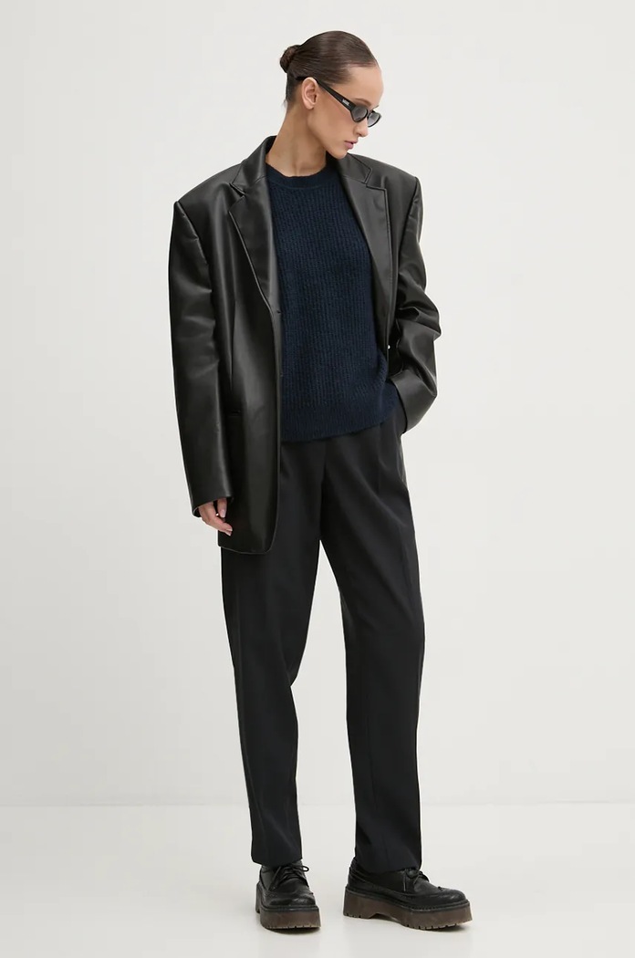 Abercrombie & Fitch pantaloni KI156.4443.900 negru AW24