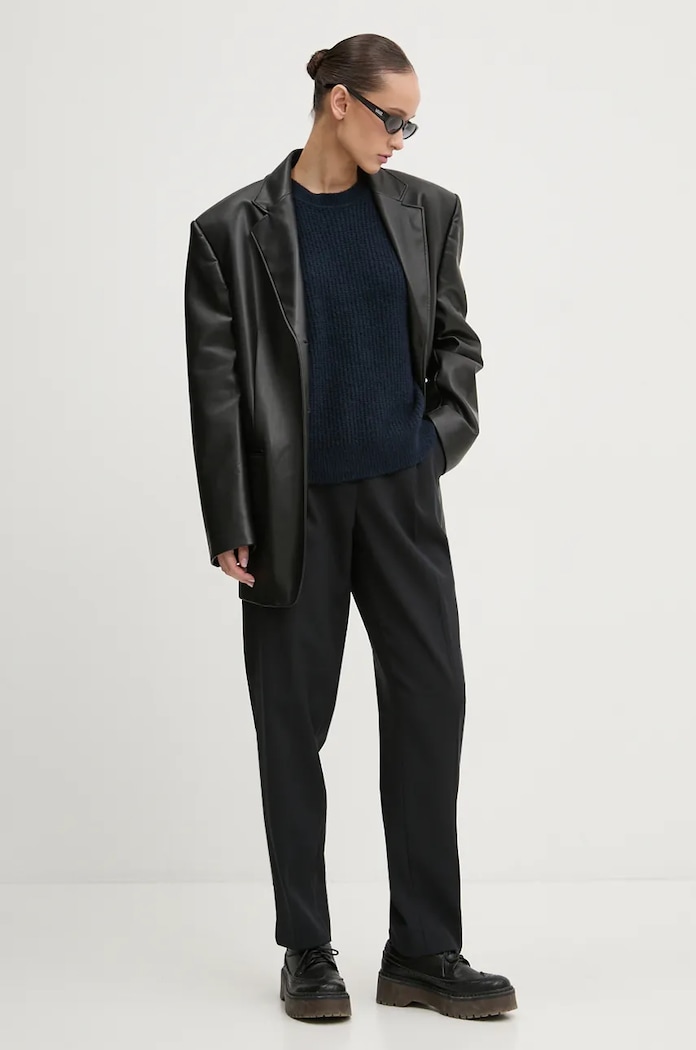 Abercrombie & Fitch pantaloni KI156.4443.900 negru AW24