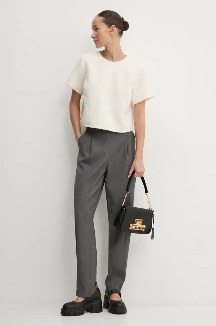 Kalhoty Abercrombie & Fitch KI156.4444.910 šedá AW24