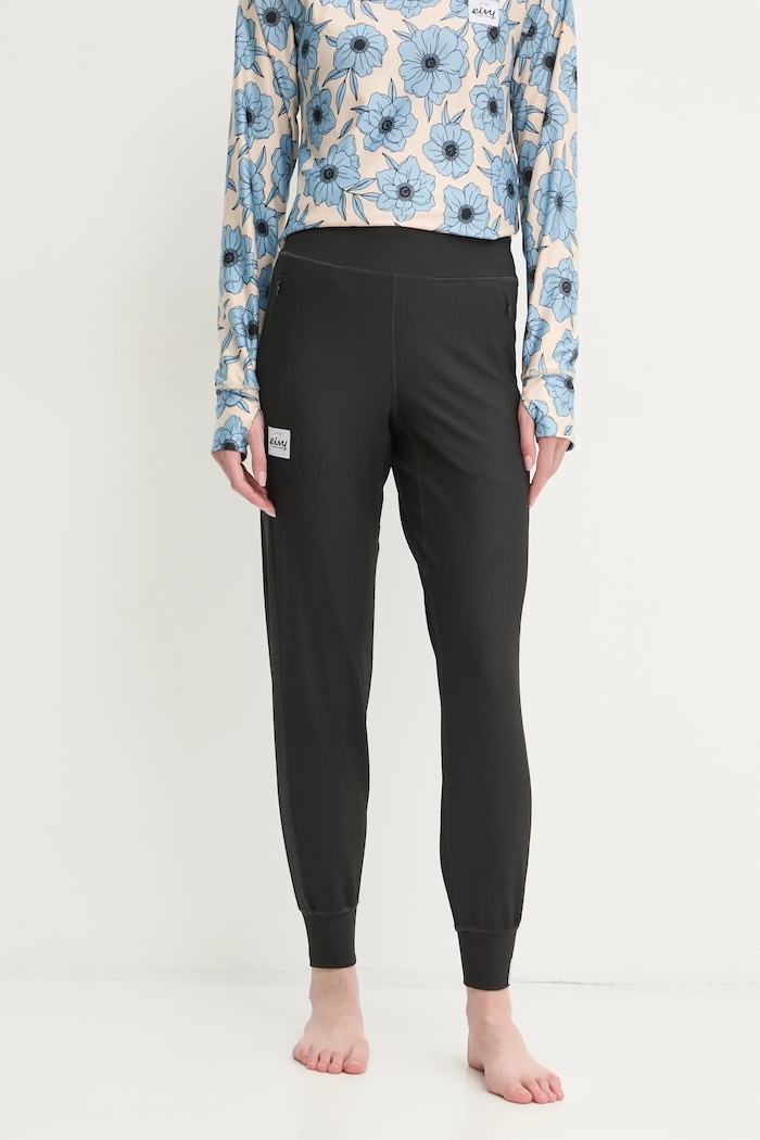 Eivy pantaloni sport Journey tricotaj negru A00384001