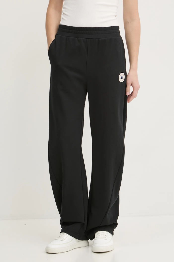 Converse pantaloni della tuta applique nero 10027565.A01