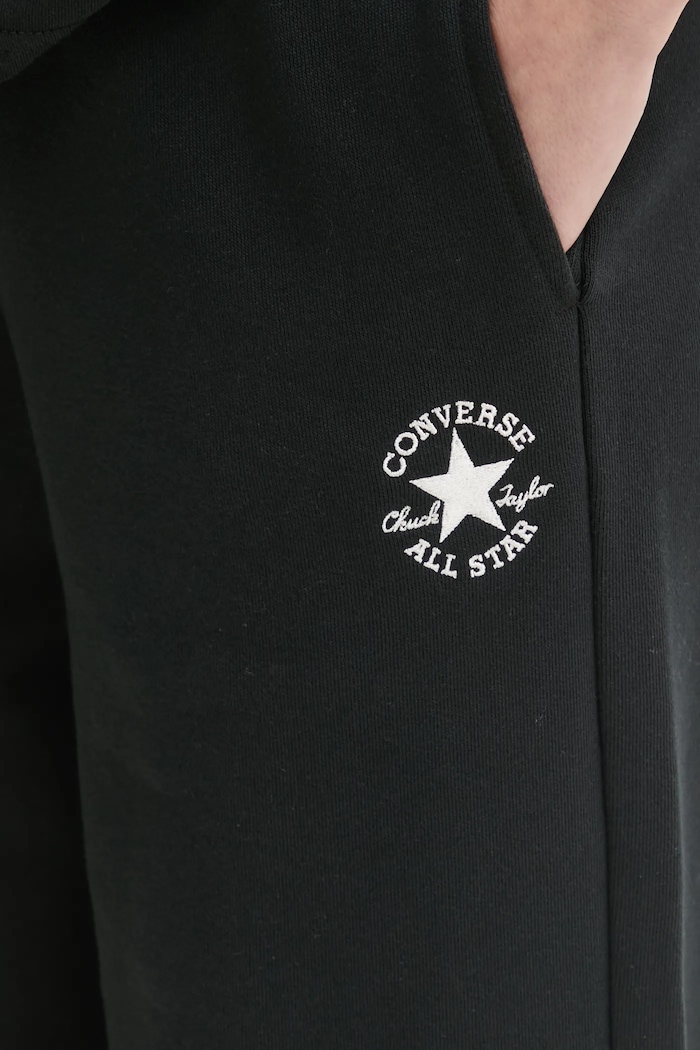 Converse spodnie dresowe bawełniane czarny 10027072.A02