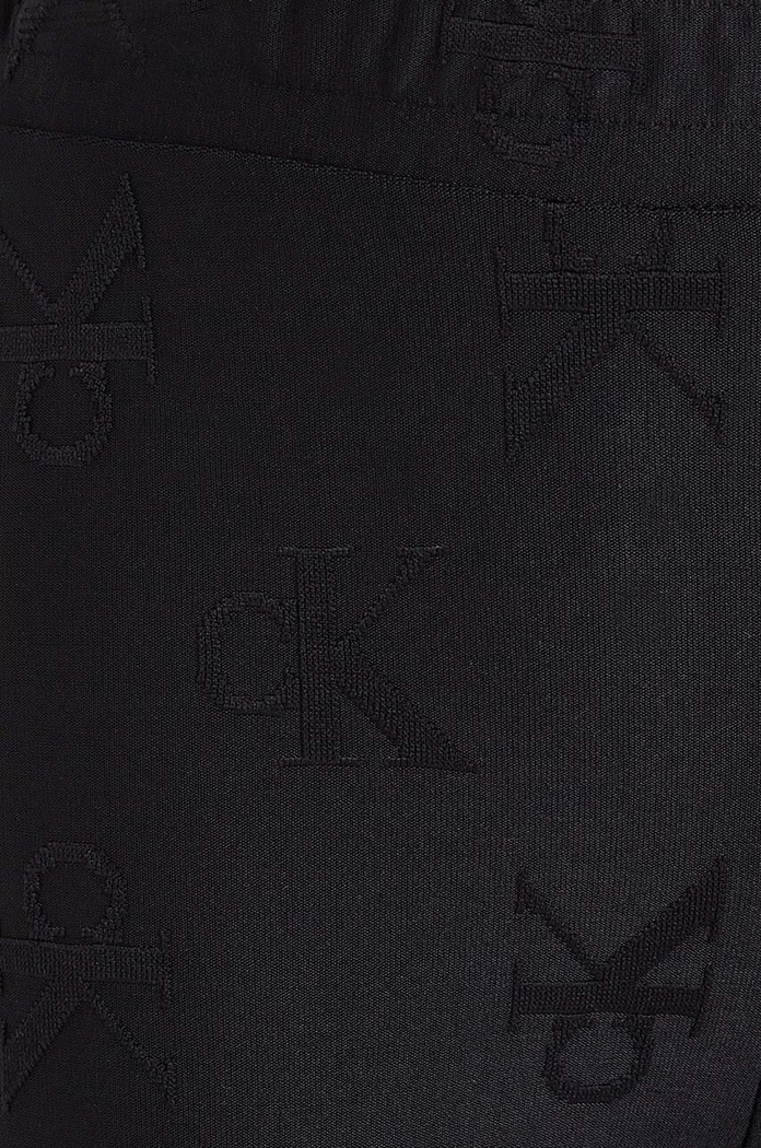 Dětské kalhoty Calvin Klein Jeans JACQUARD FLARE černá IG0IG02689.9BYH.128.176
