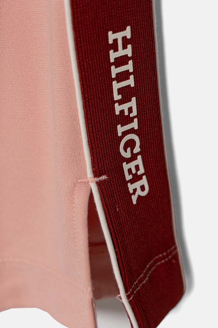 Dziewczynka Tommy Hilfiger spodnie dresowe dziecięce RWB TAPE KG0KG08109.9BYH.128.176 różowy