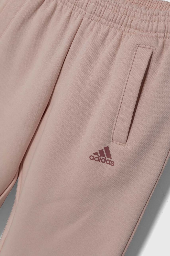 adidas spodnie dresowe dziecięce J SL FC FL PT różowy JF8746