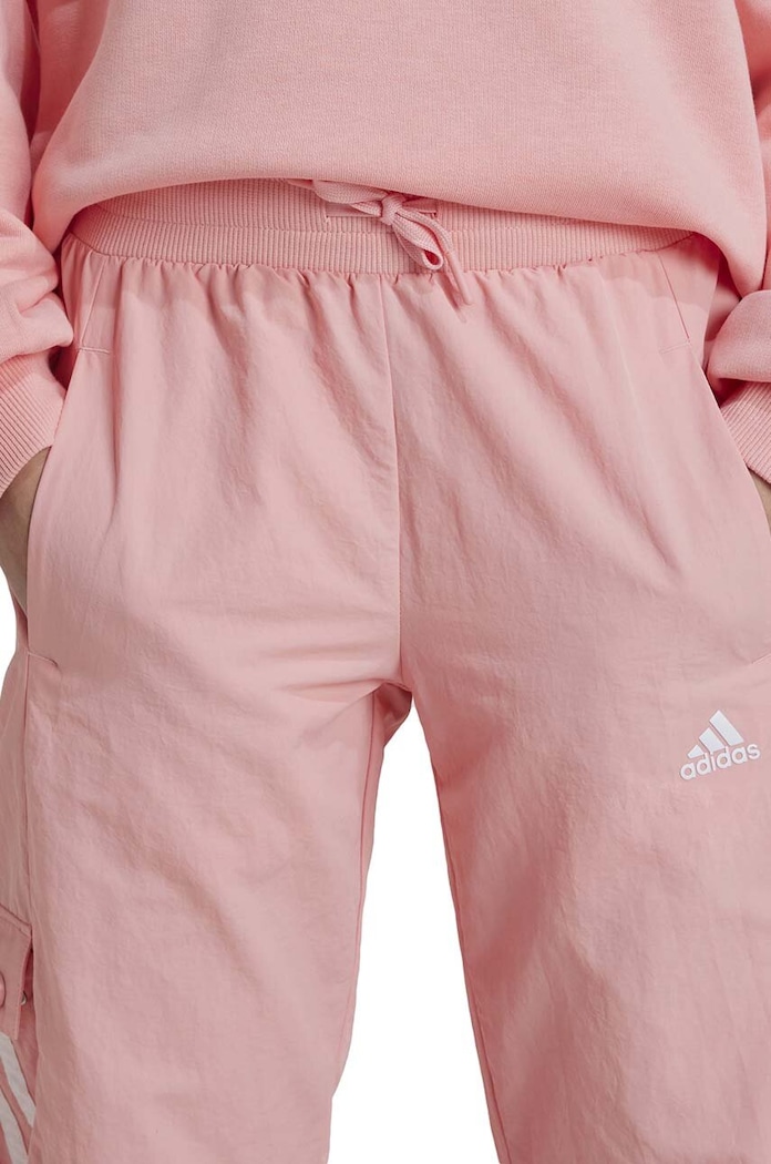 Dětské tepláky adidas JGAM PANT IV7047 růžová