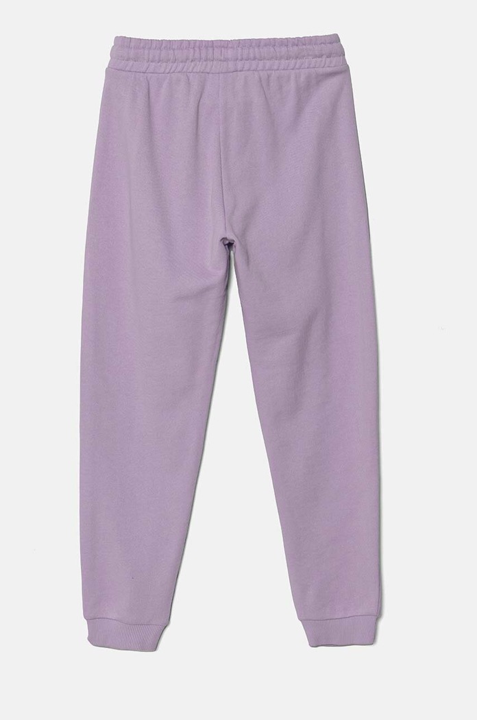 Dětské bavlněné tepláky United Colors of Benetton 3J68CF02H.G.G.Seasonal fialová AW24