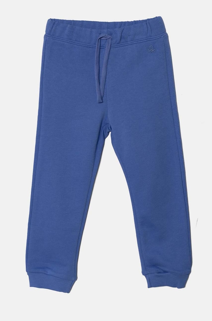 United Colors of Benetton spodnie dresowe bawełniane dziecięce bawełna fioletowy 3J70GF01N.G.P.Seasonal
