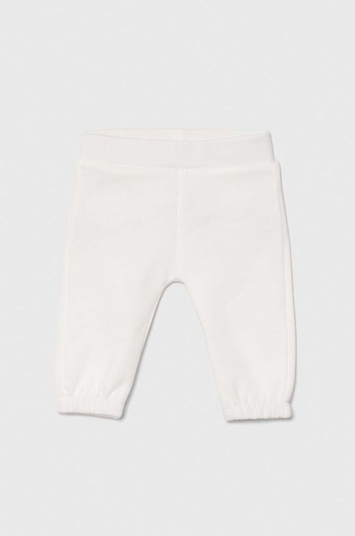 Βρεφικό βαμβακερό φούτερ United Colors of Benetton 3J70AF01T.W.Seasonal λευκό AW24