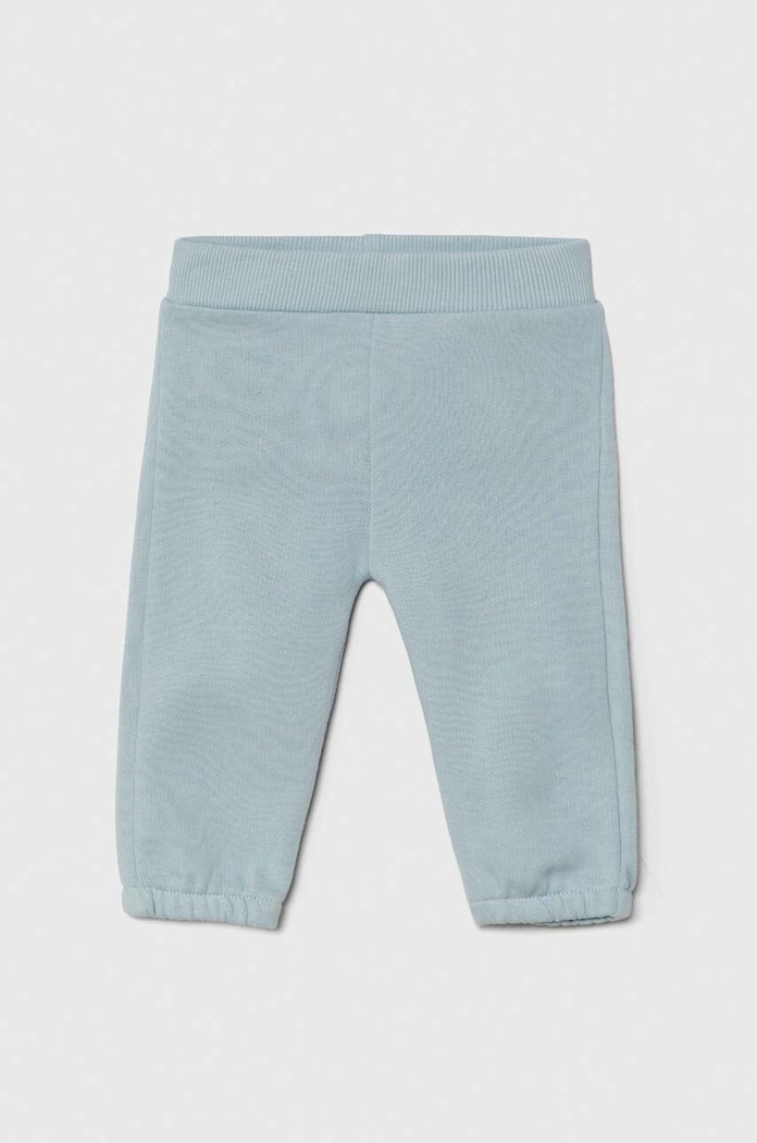 Βρεφικό βαμβακερό φούτερ United Colors of Benetton 3J70AF01T.W.Seasonal τιρκουάζ AW24