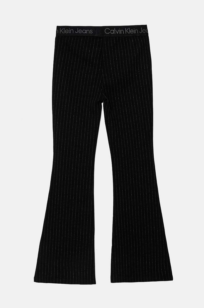 Момиче Детски панталон Calvin Klein Jeans PINSTRIPE FLARE IG0IG02734.9BYH. черен