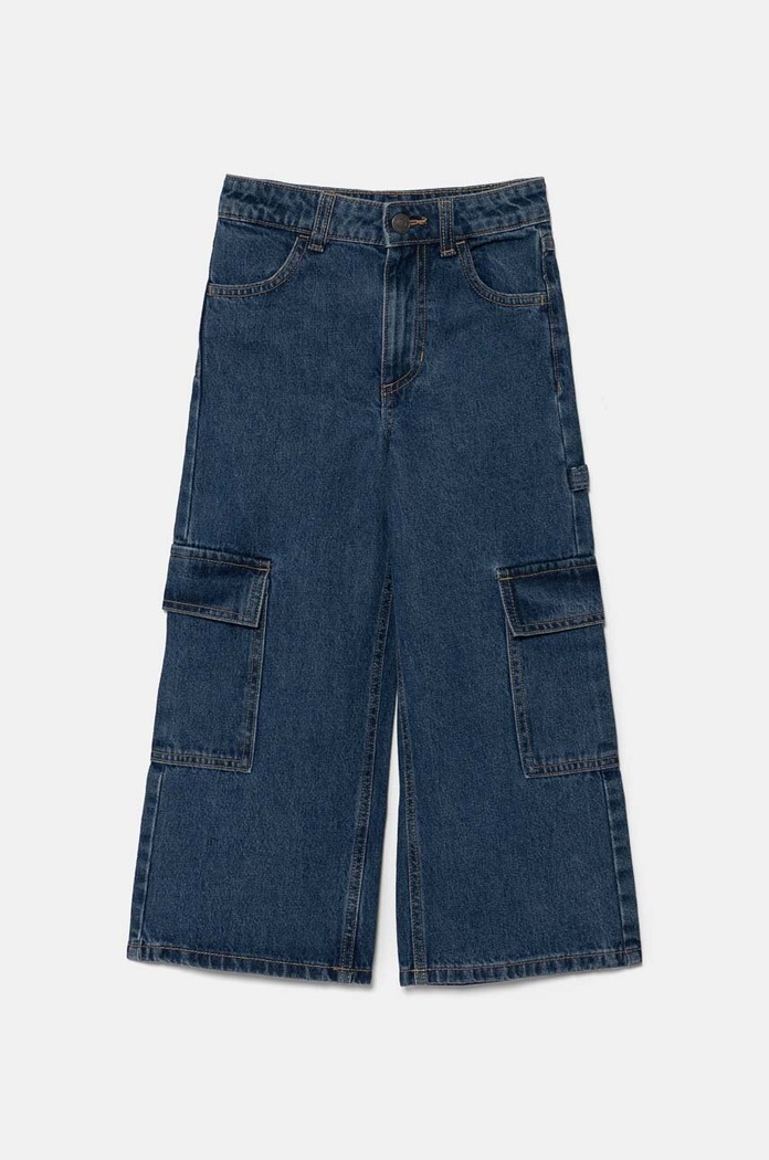 United Colors of Benetton jeans copii reglabil bleumarin 4AW7CE035.G.Seasonal