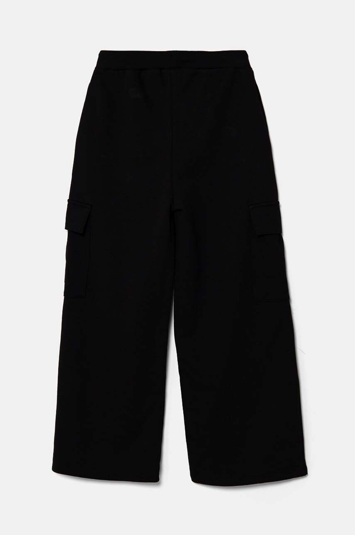 United Colors of Benetton spodnie dresowe bawełniane 33NVCF05D.G.Seasonal czarny AW24