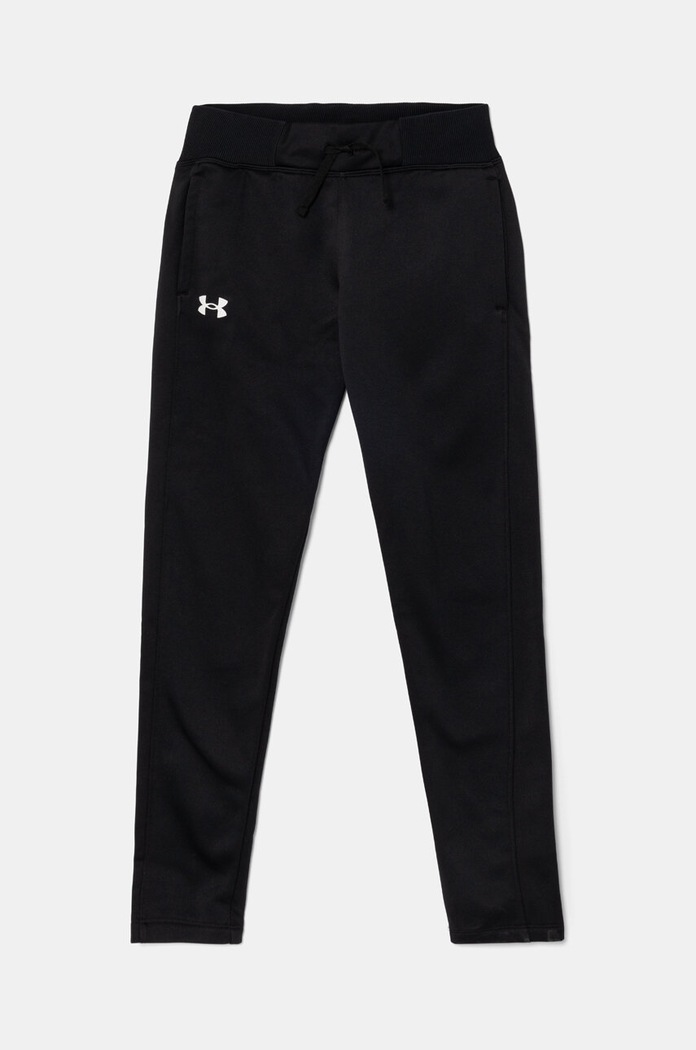 Dětské tepláky Under Armour Fleece Pants pletenina černá 1356489