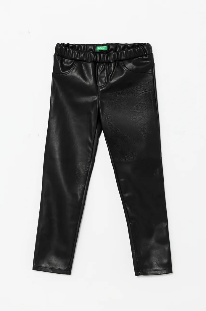 Παιδικό παντελόνι United Colors of Benetton ύφασμα μαύρο 4X2VGF01X.P.Seasonal