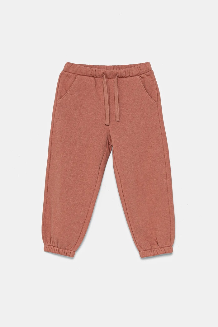 United Colors of Benetton spodnie dresowe dziecięce dzianina pomarańczowy 39M2GF04F.P.Seasonal