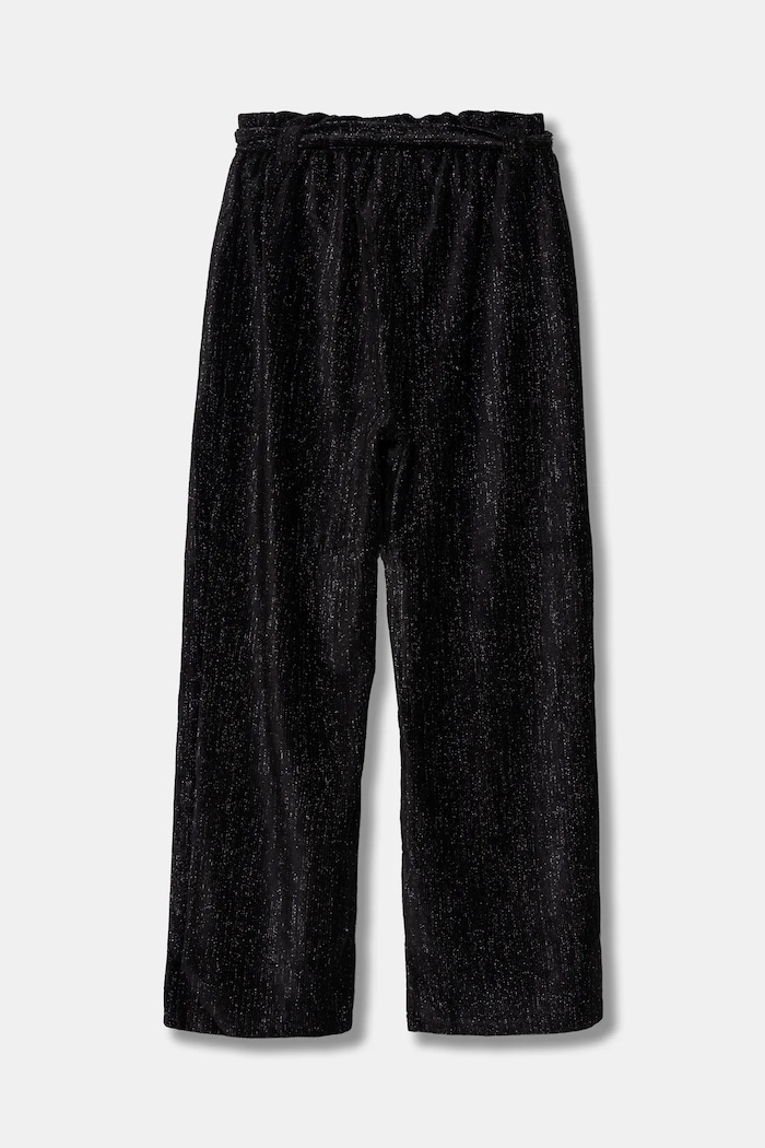 Παιδικό παντελόνι βελουτέ United Colors of Benetton 3JTPCF05M.G.Seasonal μαύρο AW24