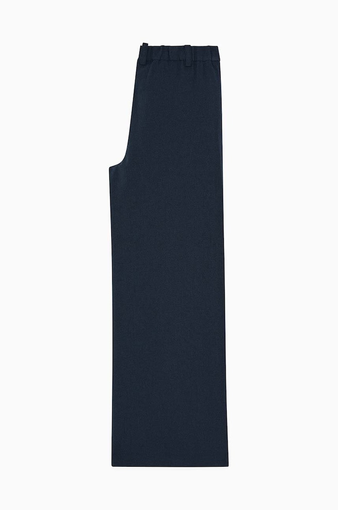 Παιδικό παντελόνι Patrizia Pepe A401 7P0363 σκούρο μπλε AW24
