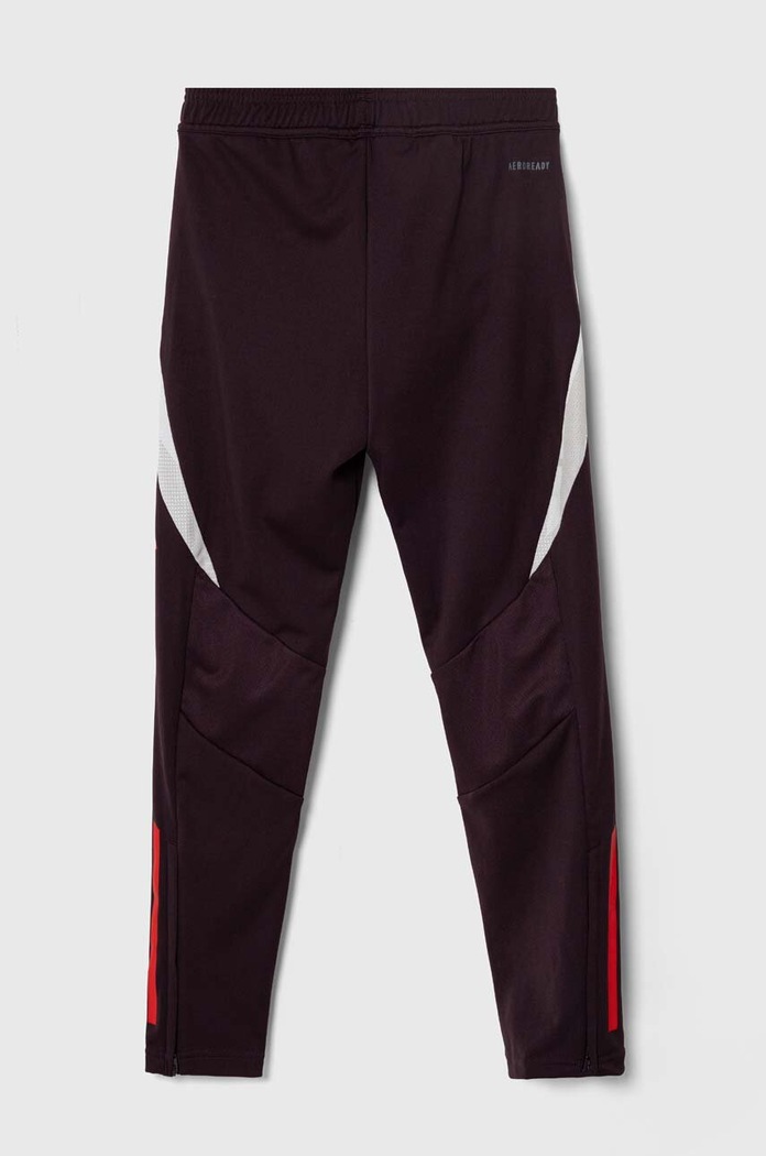 adidas Performance spodnie dresowe dziecięce FCB TR PNTY bordowy IS9943