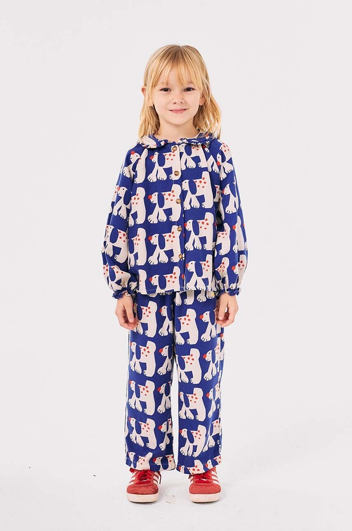 Dětské tepláky Bobo Choses Fairy Dog pletenina námořnická modř 224AC092