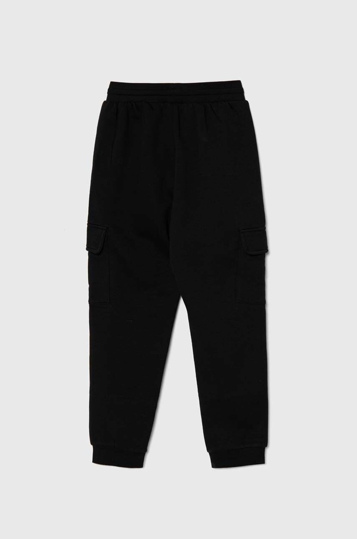 Chłopiec adidas Originals spodnie dresowe dziecięce FLEECE CARGO P IW3502 czarny