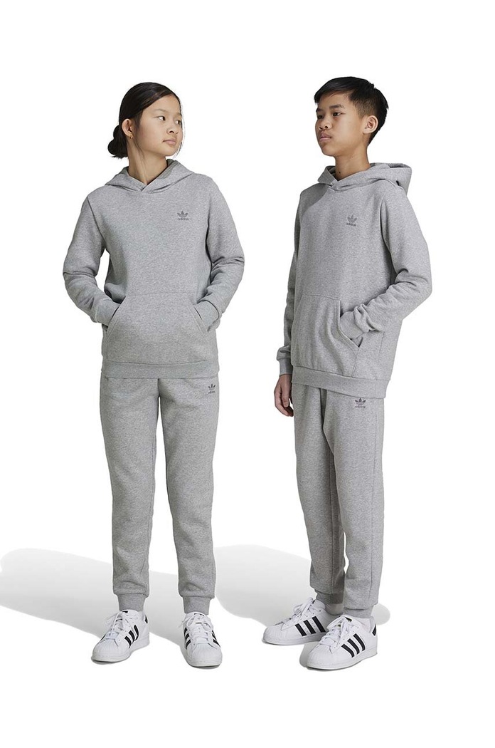 Dječji donji dio trenirke adidas Originals PANTS bez uzorka siva IX5297