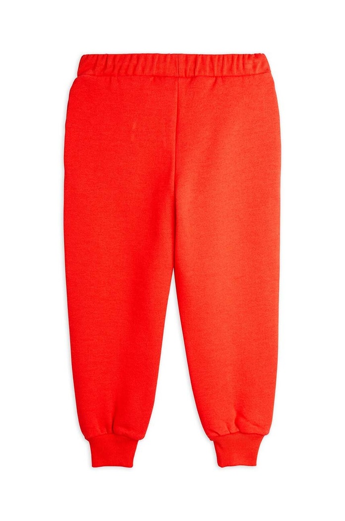 Mini Rodini Pantaloni de trening din bumbac pentru copii Dog 2473012342 rosu AW24