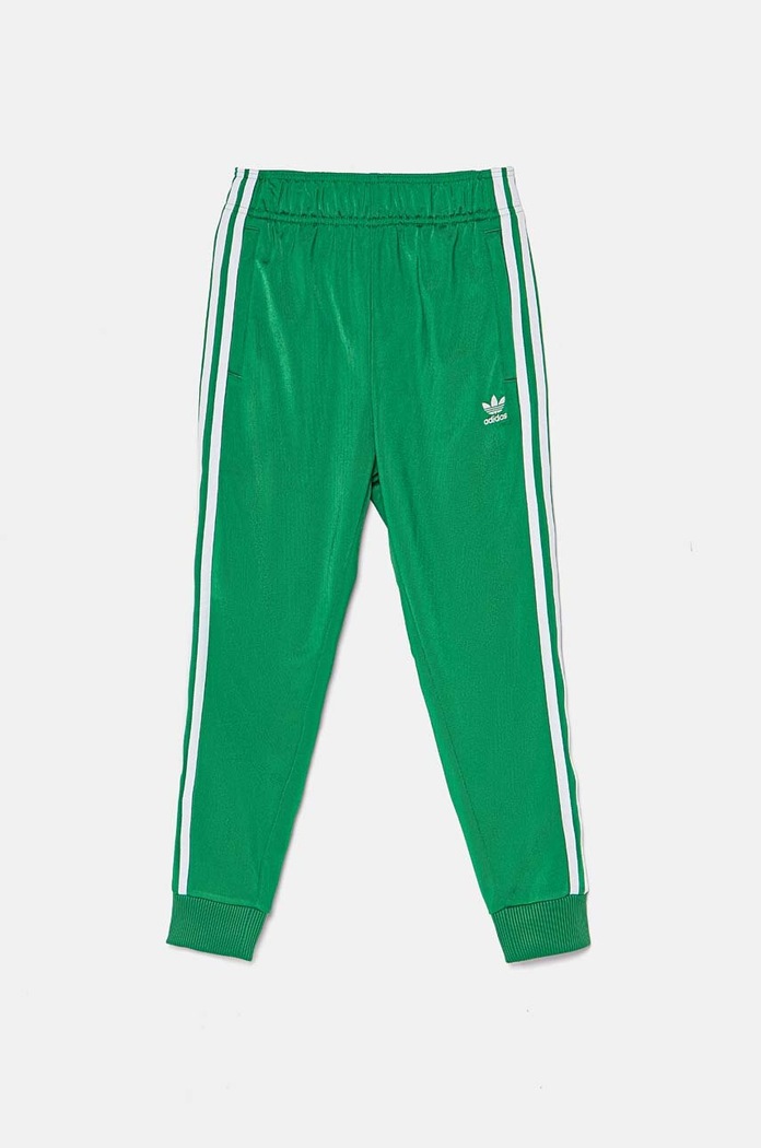 adidas Originals pantaloni de trening pentru copii SST TRACK PANTS IY7461 verde AW24