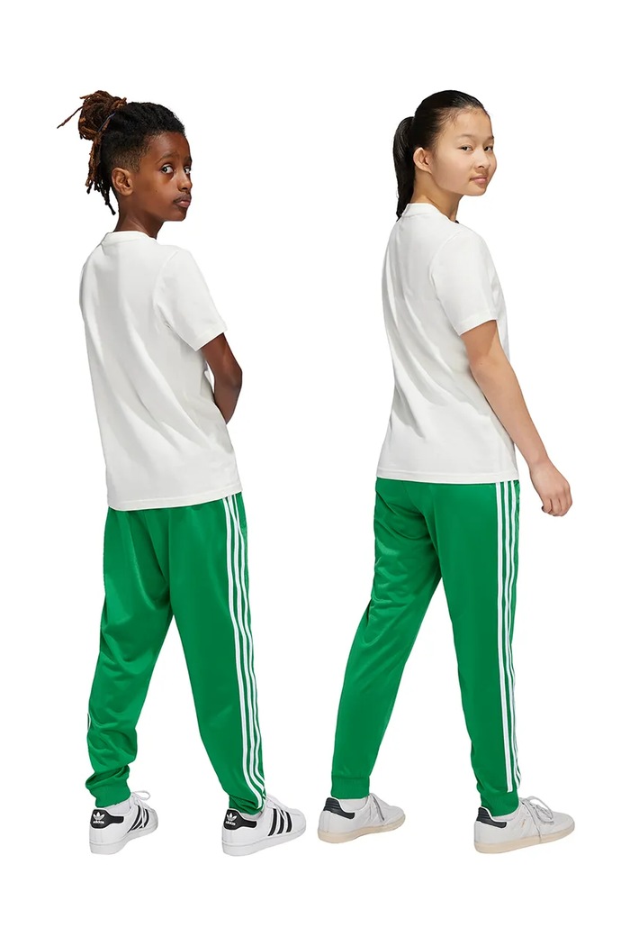 adidas Originals pantaloni de trening pentru copii SST TRACK PANTS IY7461 verde