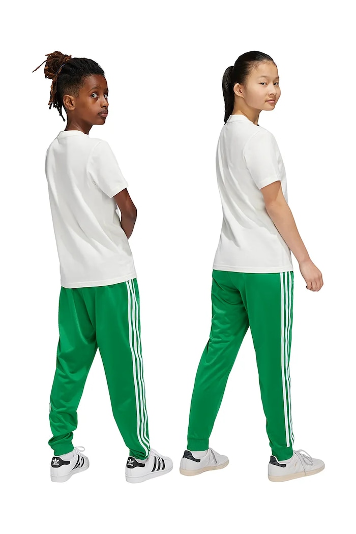 adidas Originals pantaloni de trening pentru copii SST TRACK PANTS IY7461 verde
