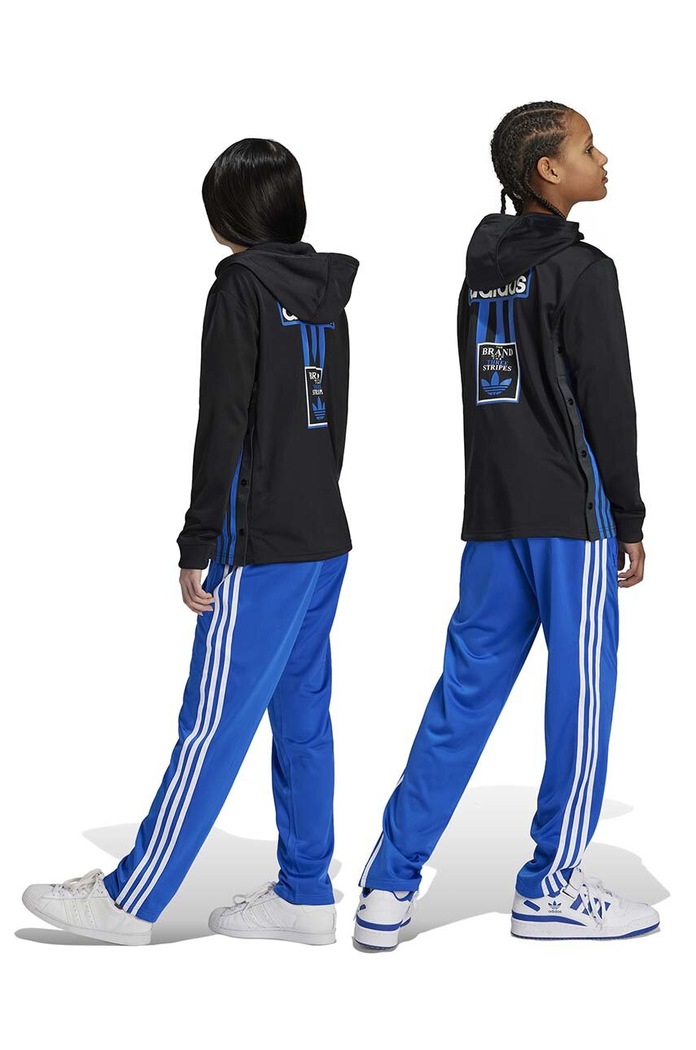Dětské tepláky adidas Originals FIREBIRD PANTS IY9803 modrá
