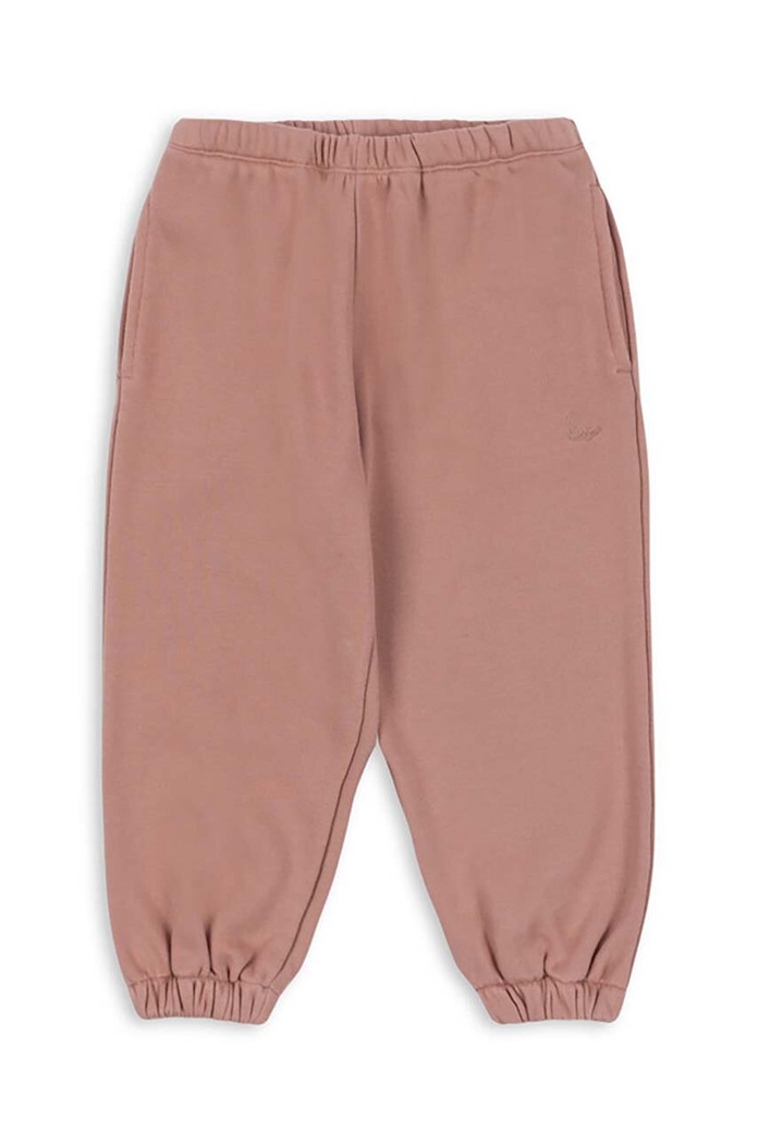 Детски спортен панталон Konges Sløjd LOU SWEAT PANTS OCS KS101567 розов AW24