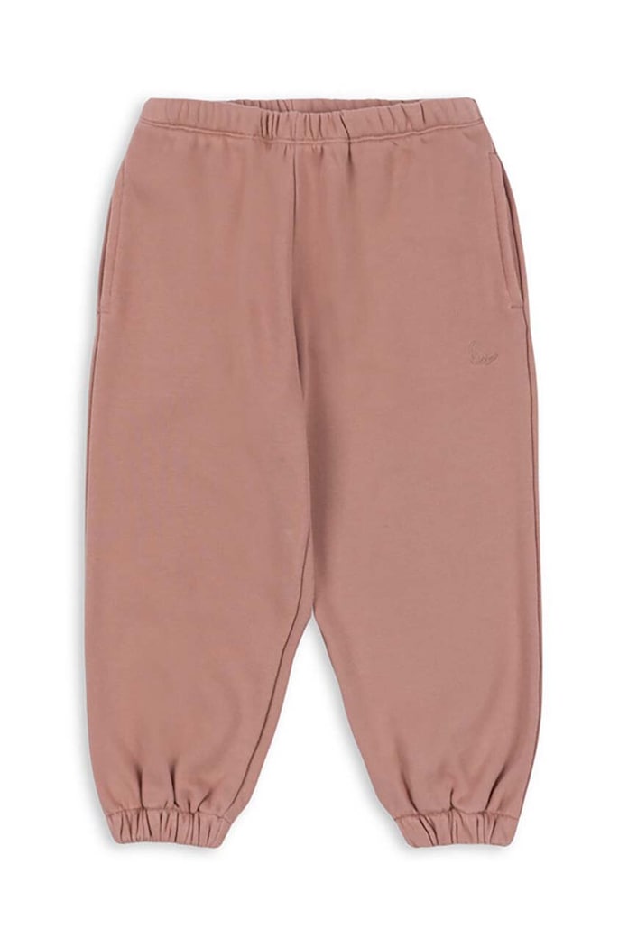 Детски спортен панталон Konges Sløjd LOU SWEAT PANTS OCS KS101567 розов AW24