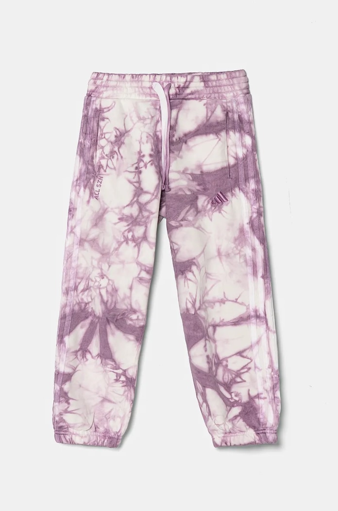 Dětské tepláky adidas J SZN W PANT IY7840 fialová AW24