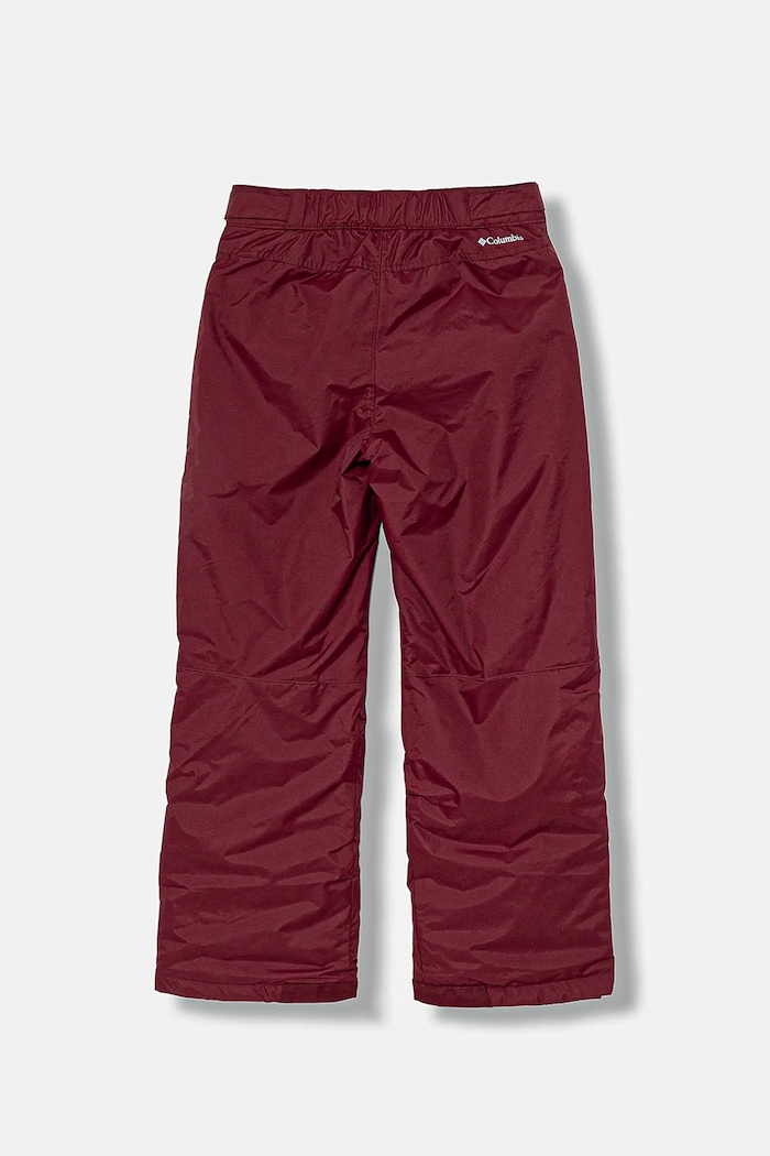 Columbia spodnie narciarskie dziecięce Ice Slope 2089881 bordowy AW25