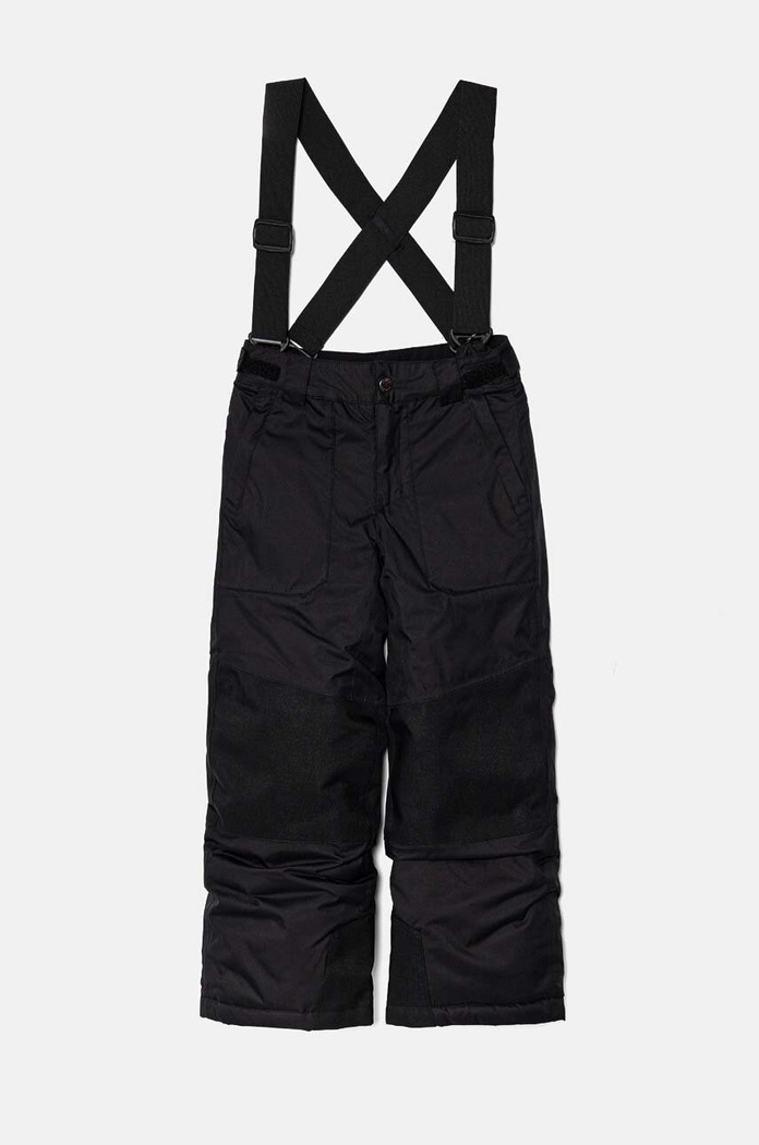 Dětské lyžařské kalhoty Columbia Powder Turner Suspender látka černá 2089831