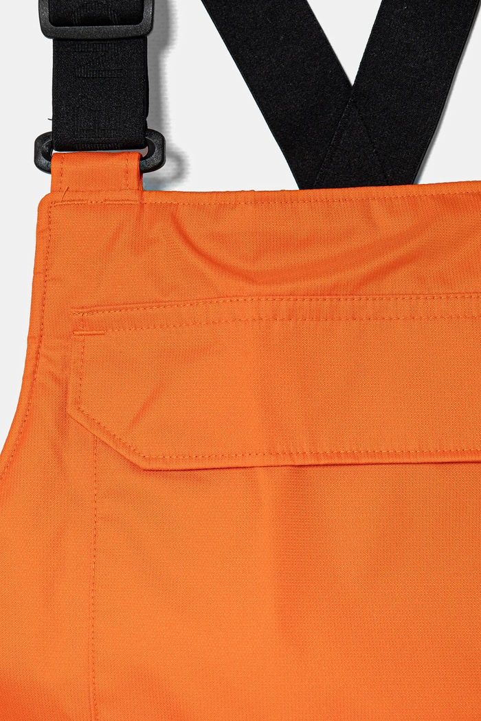 Chłopiec The North Face spodnie narciarskie dziecięce FREEDOM INSULATED BIB NF0A88UZ1OP1 pomarańczowy